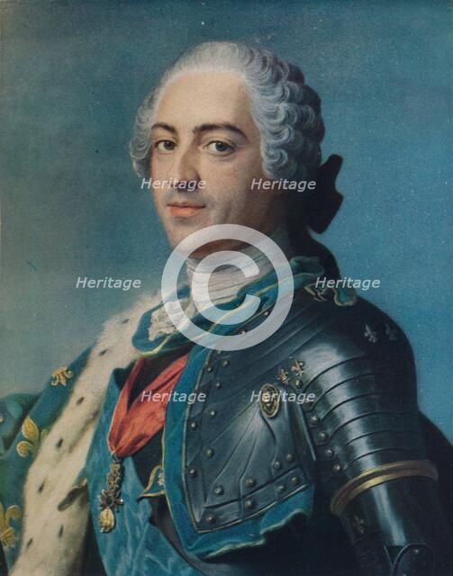 'Louis XV', 1748. Artist: Maurice-Quentin de La Tour.