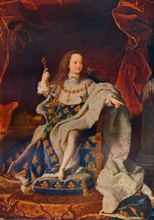 Louis XV (1710-1774) at the Age of Five in the Costume of the Sacre c1716û24, (1911). Artist: Hyacinthe Rigaud