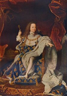 Louis XV (1710-1774) at the Age of Five in the Costume of the Sacre c1716û24, (1911). Artist: Hyacinthe Rigaud