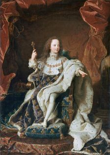 Louis XV at the Age of Five c1715. Artist: Hyacinthe Rigaud