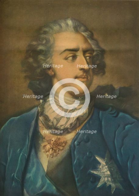 'Louis XV, King of France', 1739, (1913). Artist: Jacob Christoph Le Blon.