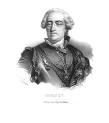 Louis XV, King of France, (c1820s). Artist: Maurin