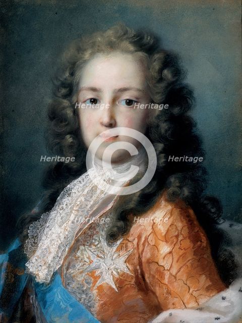 Louis XV of France (1710-1774) as Dauphin, 1720-1721. Artist: Carriera, Rosalba Giovanna (1657-1757)