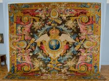 Louis XV Savonnerie Carpet with Royal Arms, c. 1740-1750. Creator: Royal Savonnerie Manufactory, Chaillot Workshops (French, est. 1627); Pierre Josse Perrot (French)