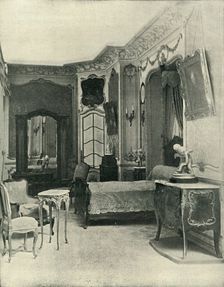 Louis XV's bedchamber, carried out by Maison Soubrier, (1903). Creator: Unknown