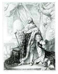 Louis XVI (1754-1793), King of France and Navarre, engraving from 1853