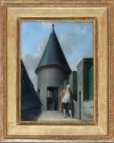 Louis XVI at the temple, 1814. Creator: Jean-Franois Garnerey