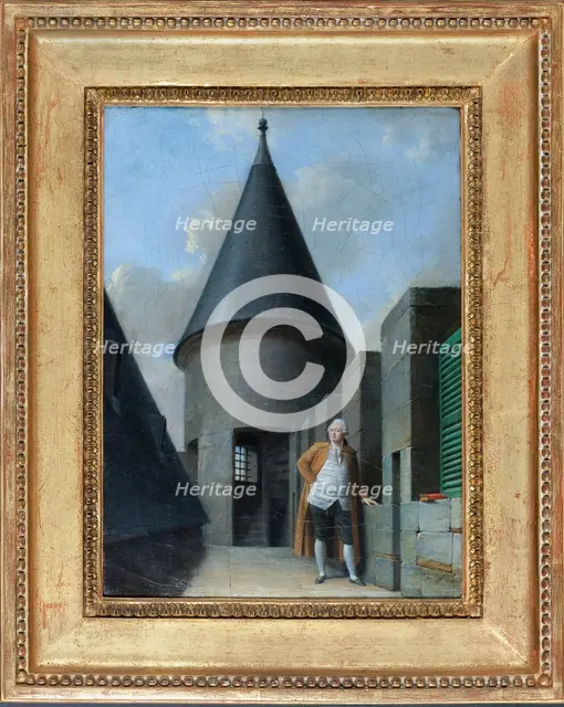 Louis XVI at the temple, 1814. Creator: Jean-Franois Garnerey.