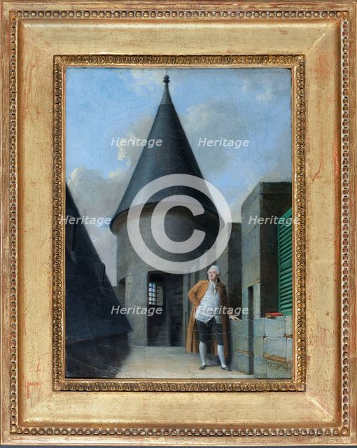 Louis XVI at the temple, 1814. Creator: Jean-Franois Garnerey.