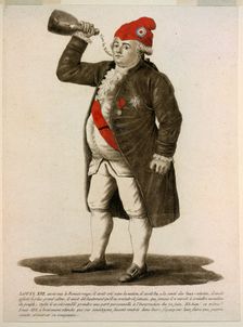 Louis XVI, avoit mis le Bonnet rouge, il avoit crié vive la nation, … 1792