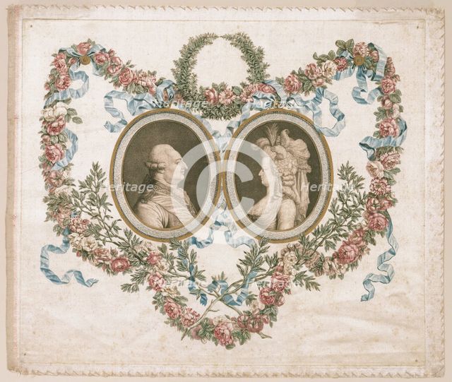 Louis XVI and Marie Antoinette, ca 1781.