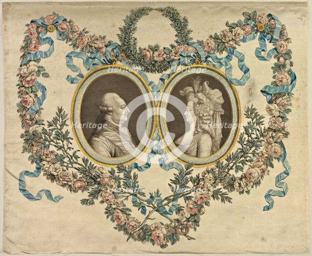 Louis XVI and Marie-Antoinette. Creator: Unknown.
