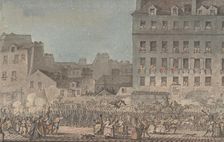 Louis XVI Entering Paris, October 6, 1789, 1789. Creator: Jacques Francois Joseph Swebach