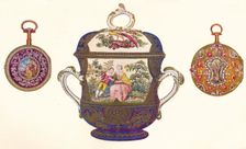 Louis XVI. Gold Repeater, (c.1770), Old Chelsea Porcelain Porringer and Cover, (c.1710), 1903