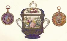 Louis XVI. Gold Repeater, (c.1770), Old Chelsea Porcelain Porringer and Cover, (c.1710), 1903