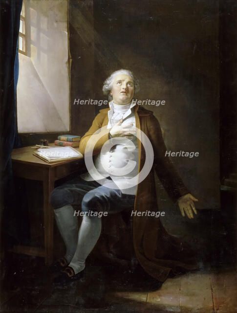 Louis XVI in the Temple. Artist: Danloux, Henri-Pierre (1753-1809)