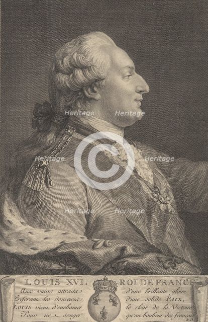 Louis XVI, King of France, 1783., 1783. Creator: Anon.