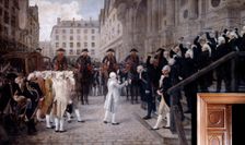 Louis XVI received by the new Mayor of Paris, July 17 1789, (19th/early 20th century). Artist: Jean-Paul Laurens