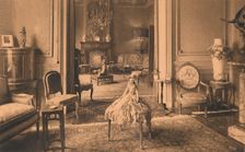 Louis XVI Room at the Cuban Embassy in Brussels, Belgium, 1927. Creator: Unknown