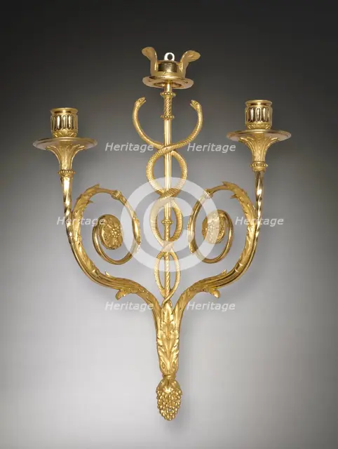 Louis XVI Style Candle Bracket, c. 1775-1790. Creator: Unknown.