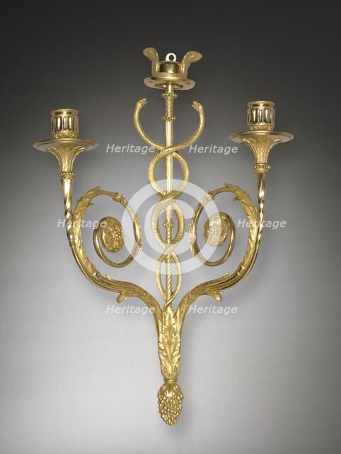 Louis XVI Style Candle Bracket, c. 1775-1790. Creator: Unknown.