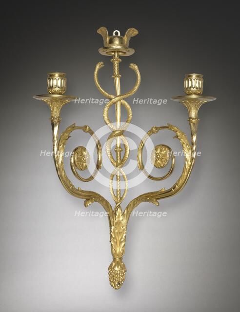 Louis XVI Style Candle Bracket, c. 1775-1790. Creator: Unknown.