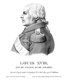Louis XVIII, King of France, 1814