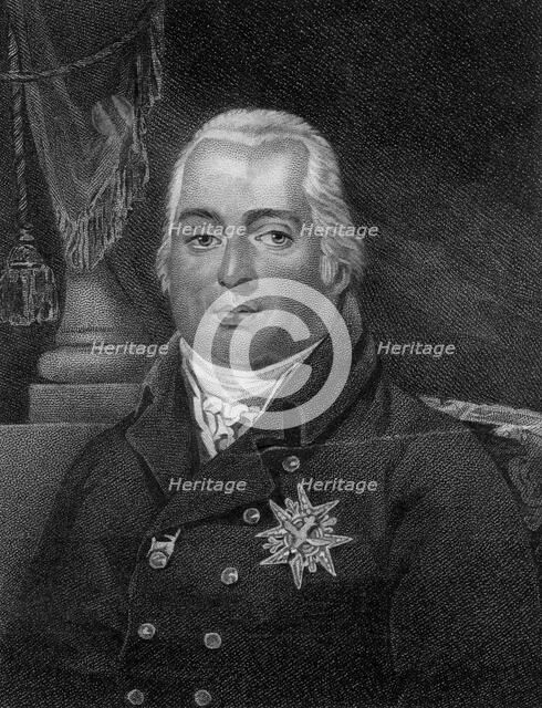 Louis XVIII, King of France, 19th century.Artist: G Kellaway