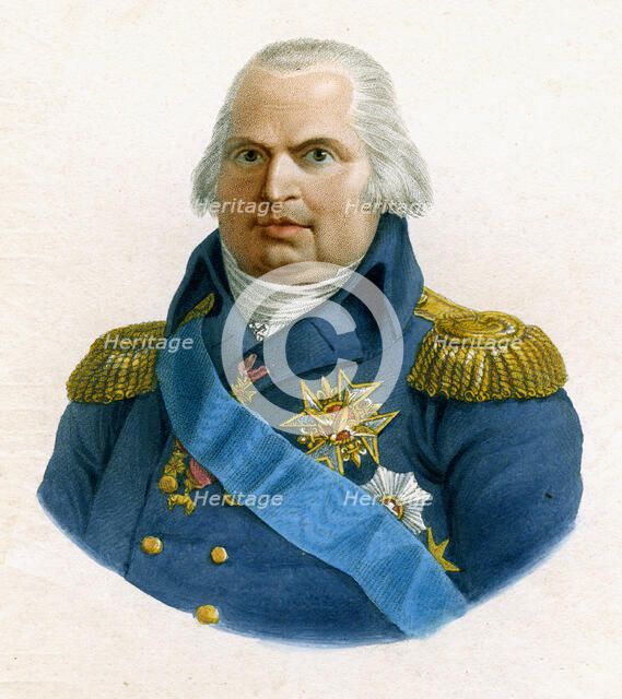 Louis XVIII, King of France, 19th century.Artist: W Evans