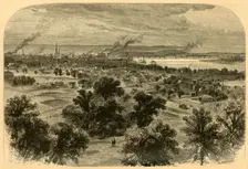 Louisville, from the Blind Asylum 1874. Creator: Nathaniel Orr