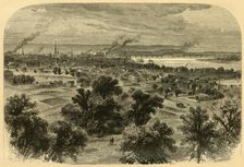 Louisville, from the Blind Asylum 1874. Creator: Nathaniel Orr