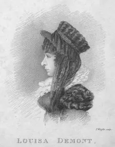 Louisa Demont c1820. Creator: Thomas Wright