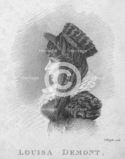 'Louisa Demont', c1820. Creator: Thomas Wright.
