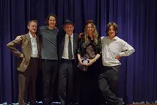 Louisa Jones, D O'Brien, T Gould JM Fagon and E Bleach, Watermill Jazz Club, Dorking, Surrey, 2015. Artist: Brian O'Connor