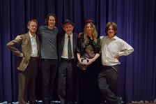 Louisa Jones, D O'Brien, T Gould JM Fagon and E Bleach, Watermill Jazz Club, Dorking, Surrey, 2015. Artist: Brian O'Connor