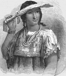 Louisa, the half-caste; In Pawn in an Indian Village 1875. Creator: Unknown