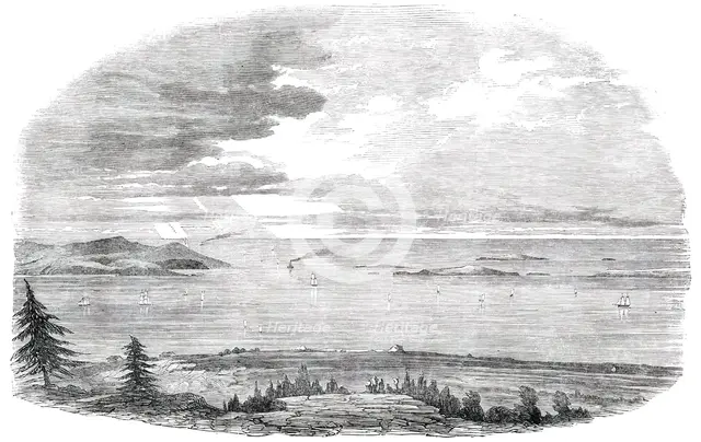Louisburg Harbour, Cape Breton, 1850. Creator: Unknown.