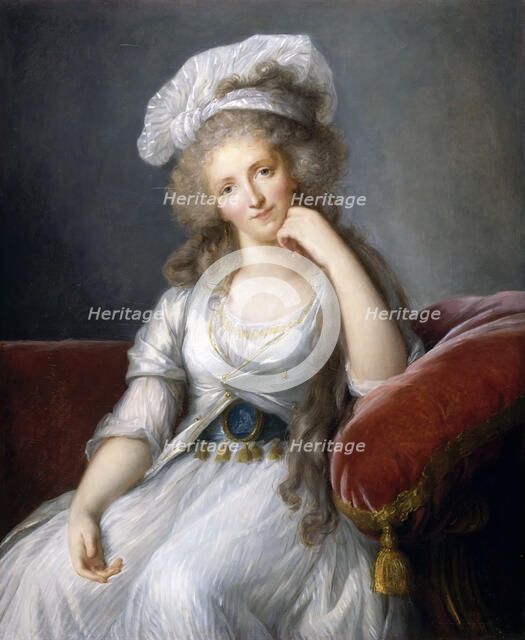 Louise Marie Adélaïde de Bourbon-Penthièvre, Duchess of Orléans. Artist: Vigée-Lebrun, Marie Louise Elisabeth (1755-1842)