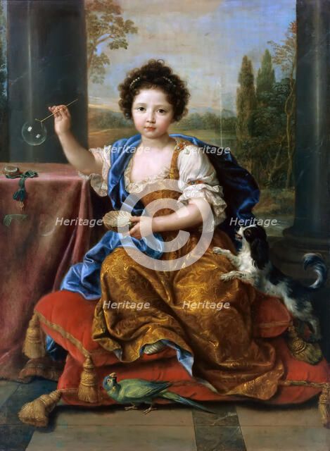 Louise Marie de Bourbon (1674-1681), duchesse d'Orléans. Artist: Mignard, Pierre (1612-1695)