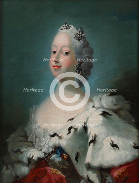 Louise of Great Britain, Queen of Denmark. Artist: Als, Peder (1726-1776)