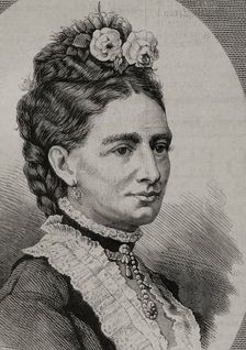 Louise of Hesse-Kassel, (1817-1898), Queen consort of Denmark (1863-1898), 1878. Creator: Unknown