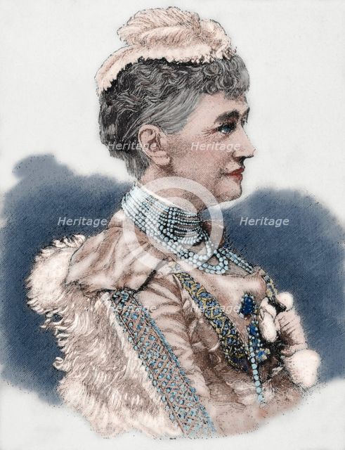 Louise of Hesse-Kassel, 1889. Creator: Unknown.