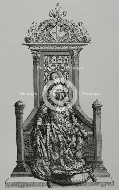 Louise of Savoy, (1476-1531), Regent of France, Mother of  King Francis I of France, 1877.  Creator: Unknown.