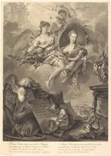 Louise Albertine de Brandt, Baroness von Grapendorf. Creator: Georg Friedrich Schmidt