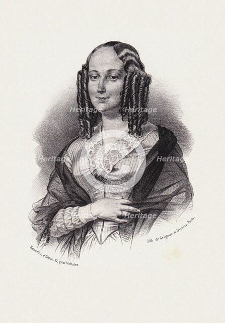 Louise Colet. Creator: Anonymous.