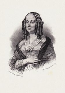 Louise Colet. Creator: Anonymous