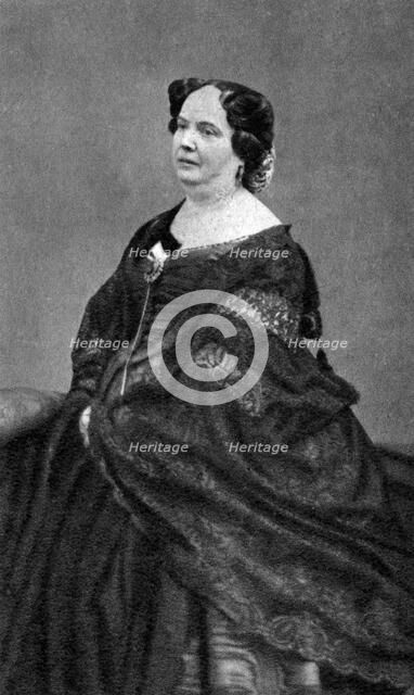 Louise Colet, French poet, 1874. Artist: Unknown