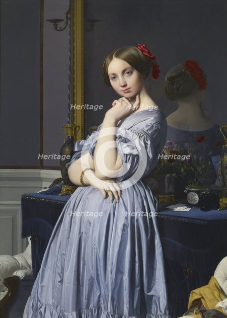 Louise de Broglie, comtesse d'Haussonville, 1845.