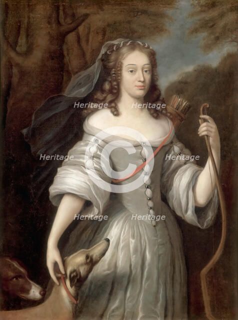 Louise de La Baume Le Blanc, Duchess of La Vallière. Artist: Lefèbvre, Claude (1632-1675)