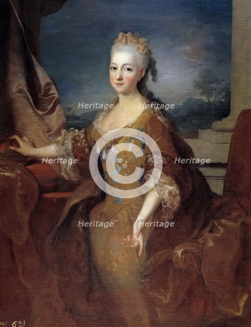 Louise Élisabeth d'Orléans (1709-1742), Queen of Spain, 1724. Creator: Ranc, Jean (1674-1735).